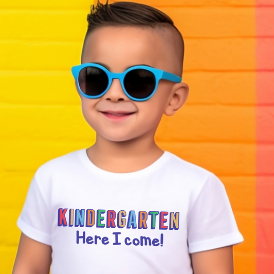 Kindergarten Here I Come! Embroidered Shirt