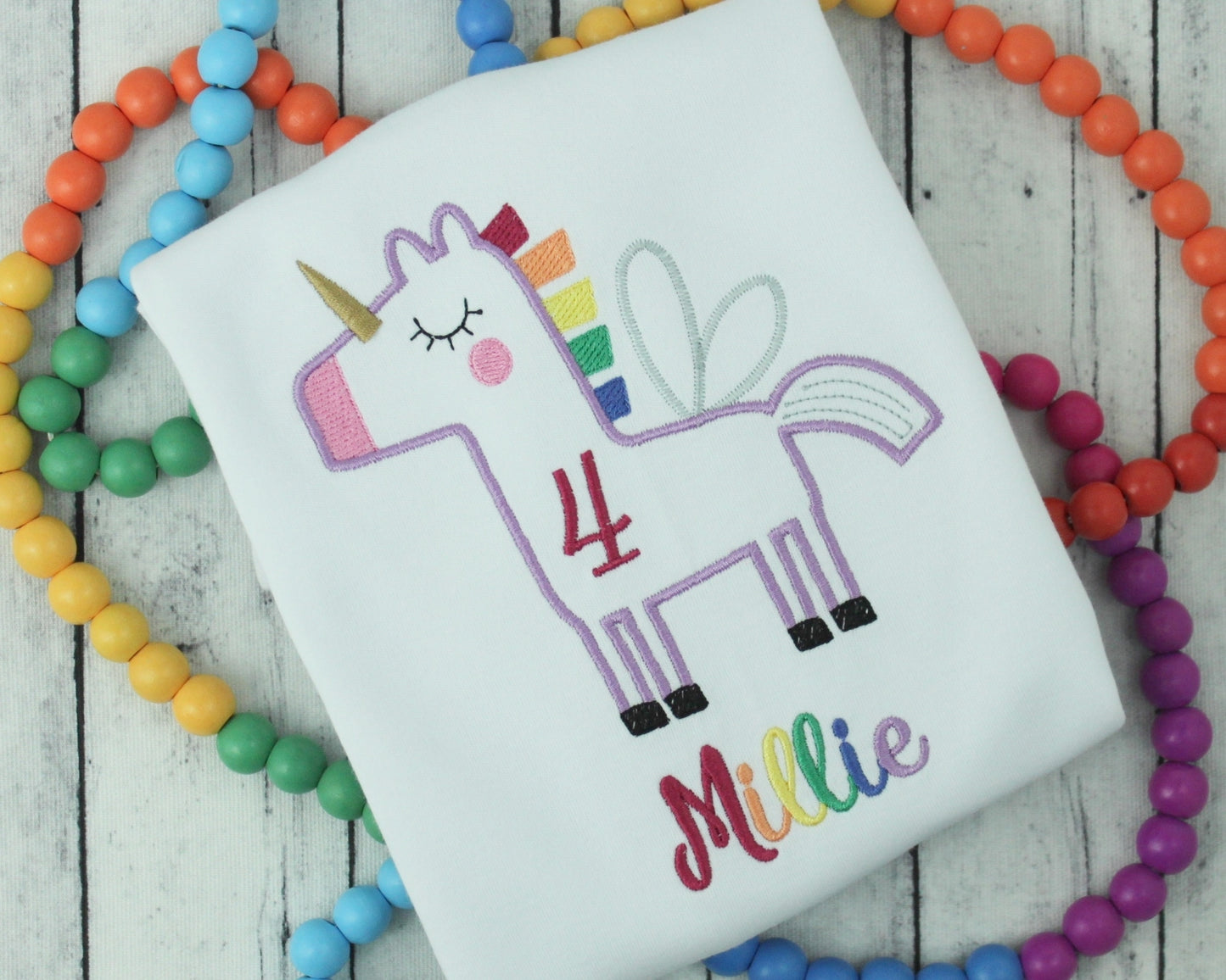 Simple Unicorn Birthday Shirt