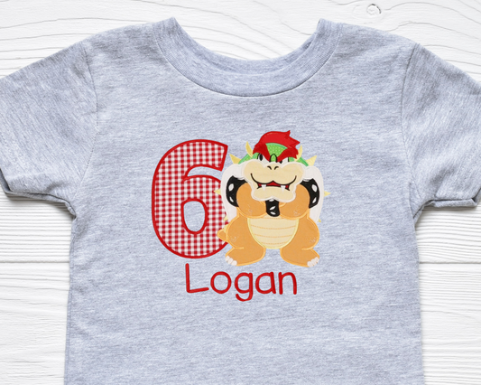 Bowser Birthday Shirt