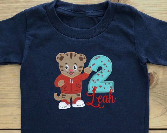 Daniel Tiger Birthday Shirt