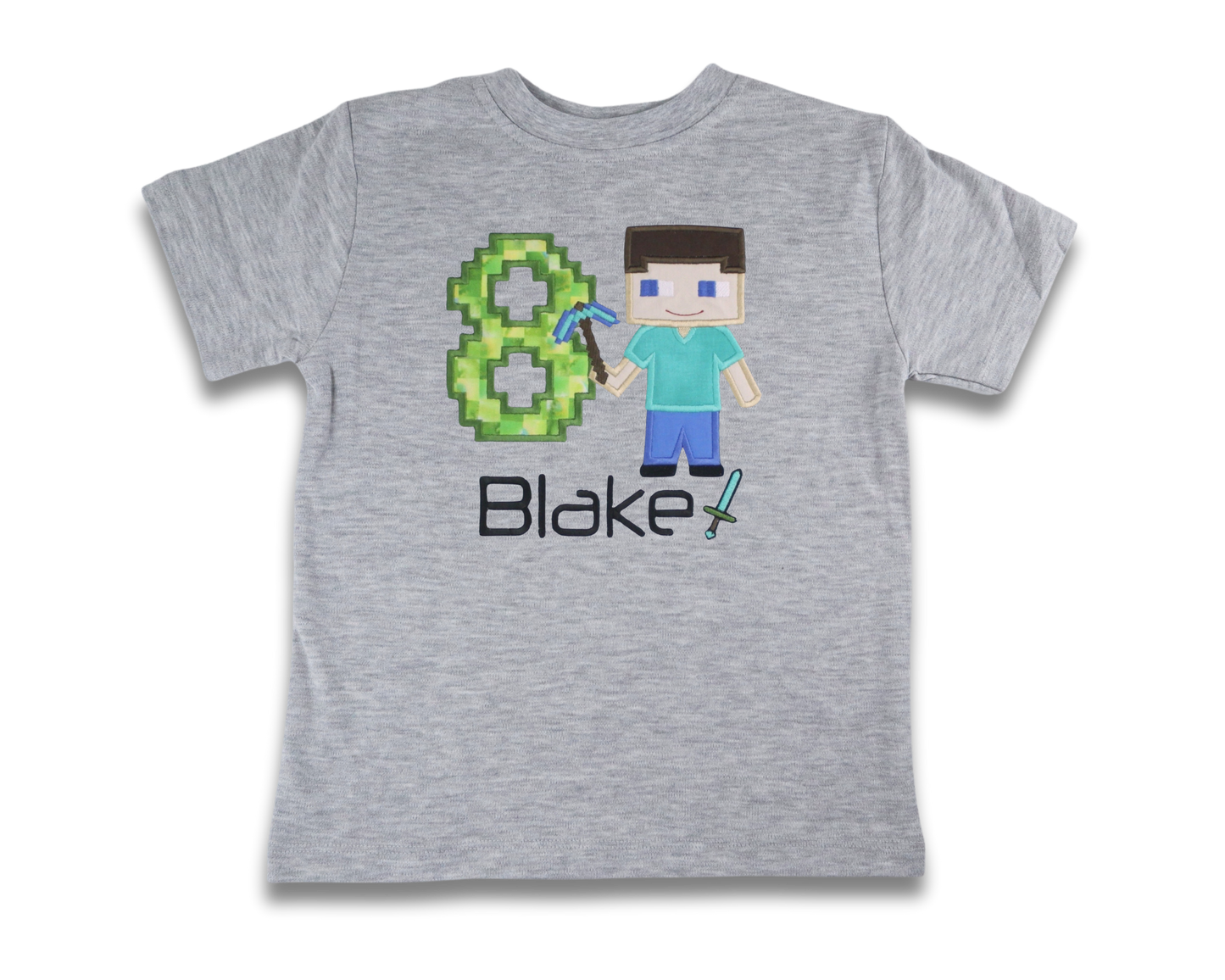 Minecraft Steve Birthday Shirt