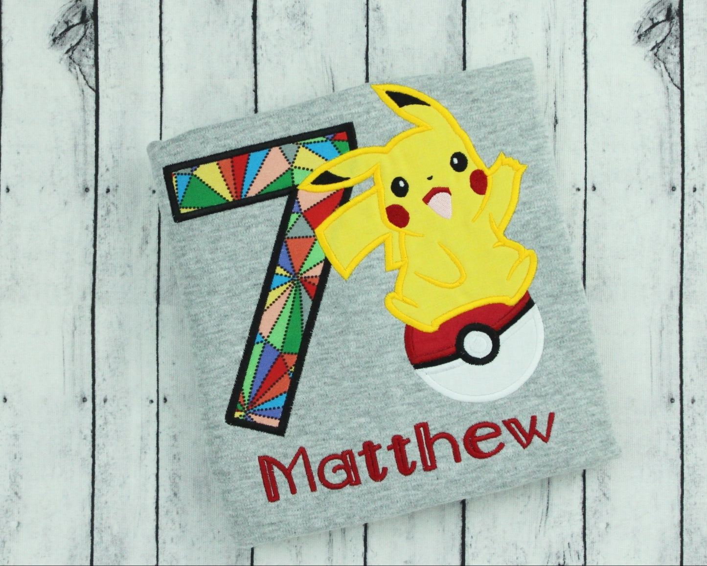 Pikachu Birthday Shirt