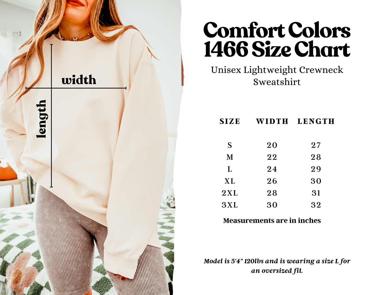 Lightweight Sweatshirt with Puff Cursive (chest only design)