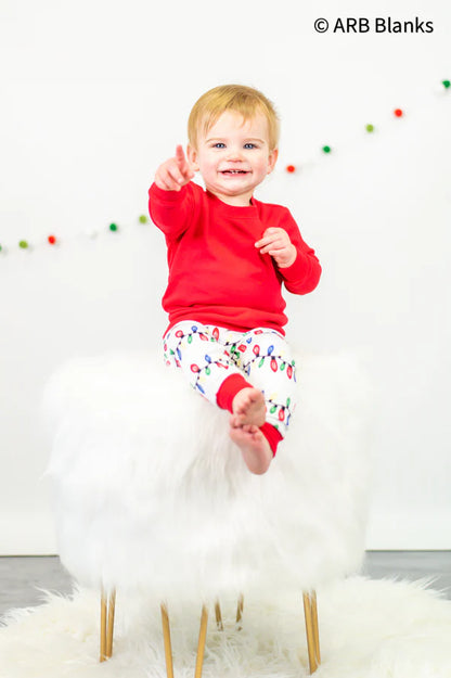 PRE-ORDER ONLY * Kids HOLIDAY PJs! 2025 * RTS mid-November * Holiday Lights