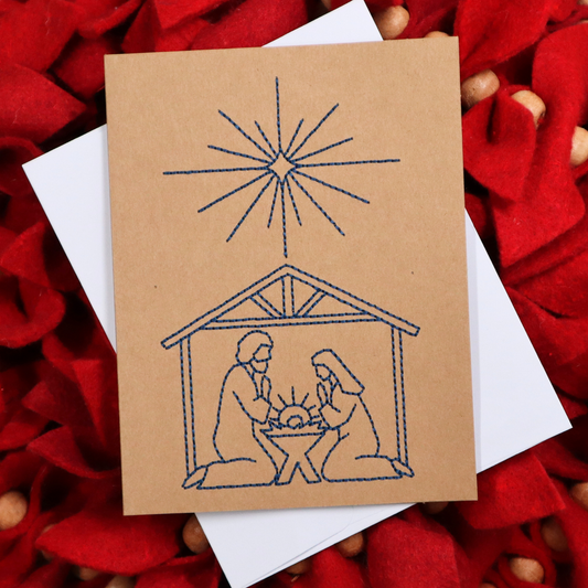 First Noel * Embroidered Greeting Card