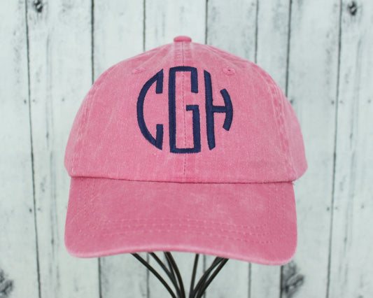 Embroidered Hat * Adult Monogrammed Baseball Cap