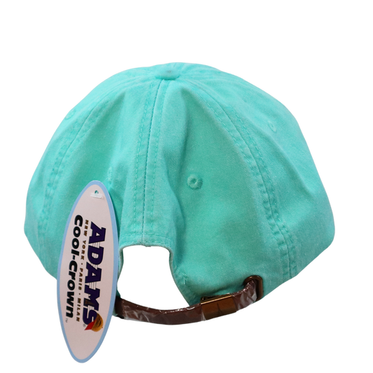 Embroidered Hat * NC Flag Design * Seafoam