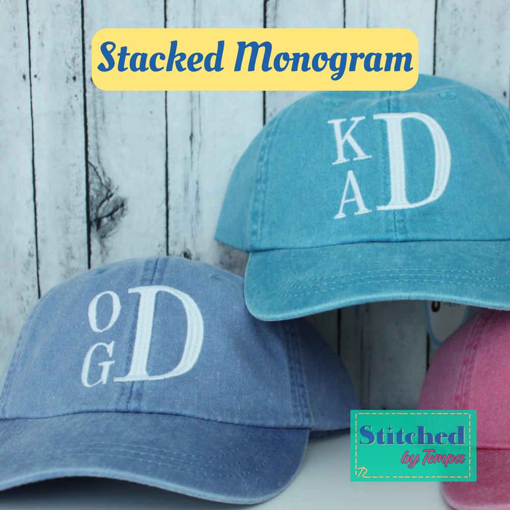 Mogram Examples Monograms Available – Stitched by Tempa