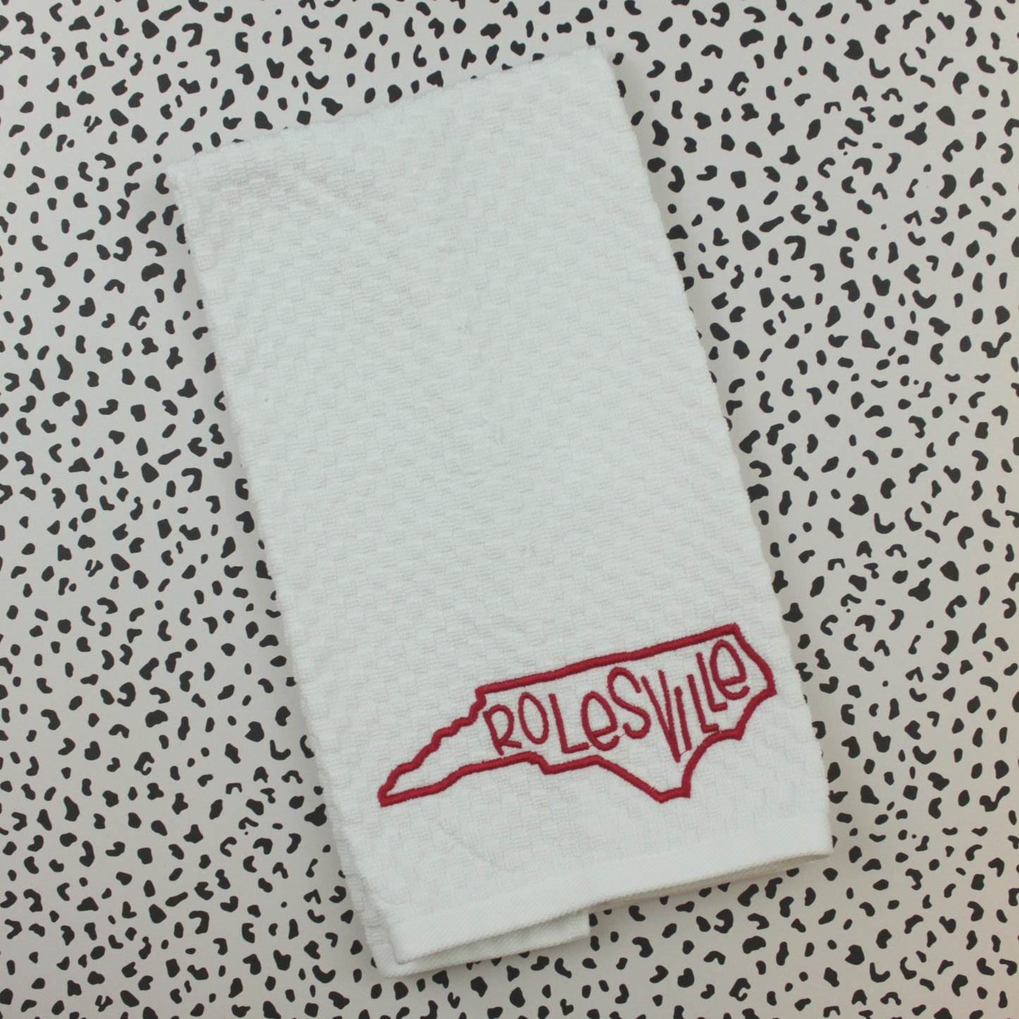 Rolesville, North Carolina Outline Hand Towel