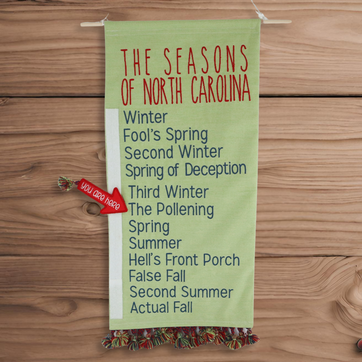 NC Seasons Wall Art * The Seasons of North Carolina