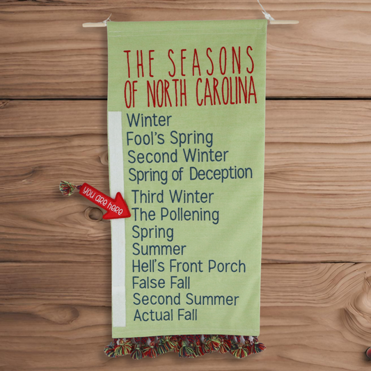 NC Seasons Wall Art * The Seasons of North Carolina