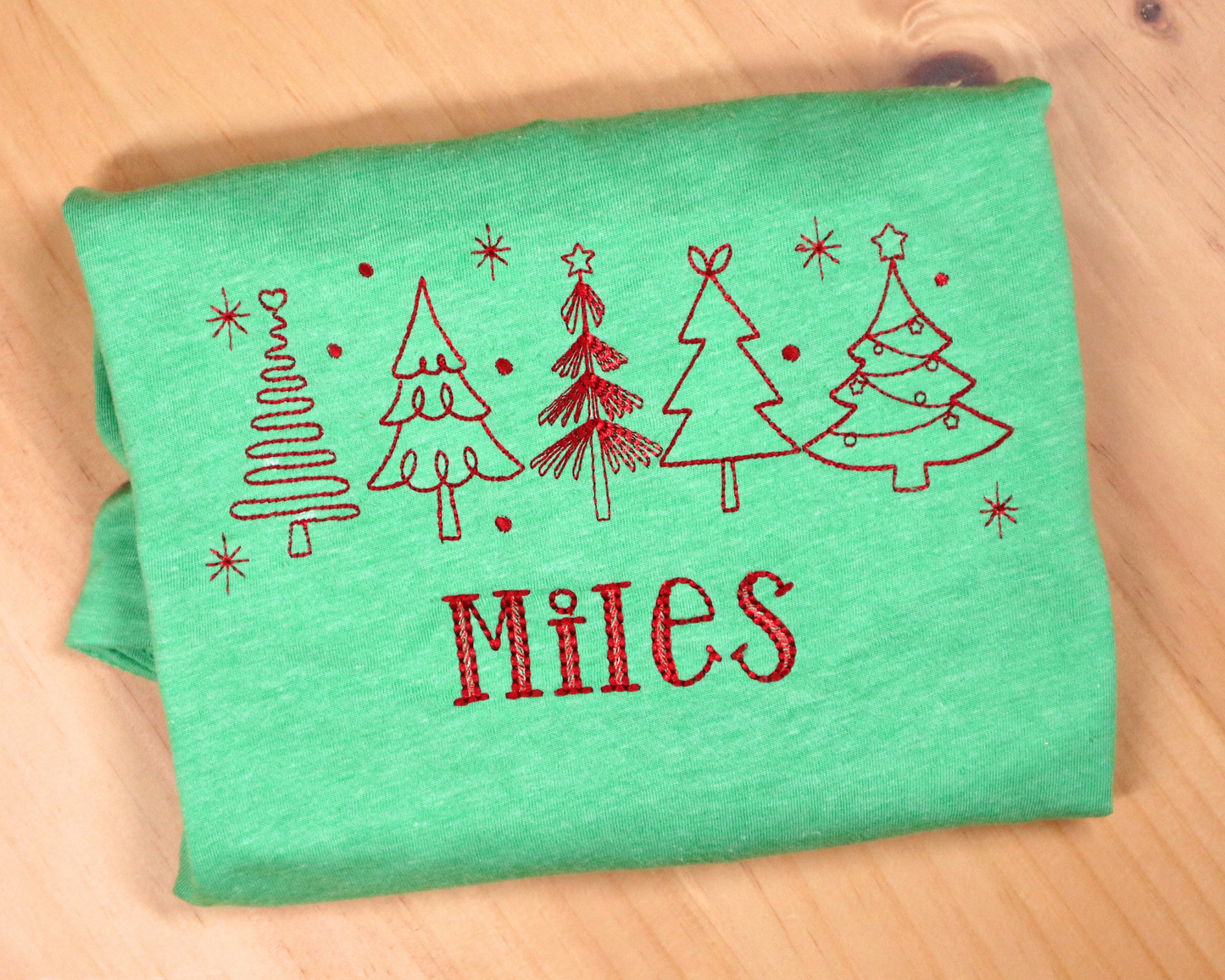 Kids Shirt Christmas Trees