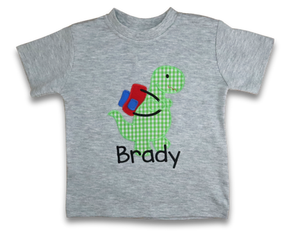 Dino Backpack Back to School Shirt, Dinosaur