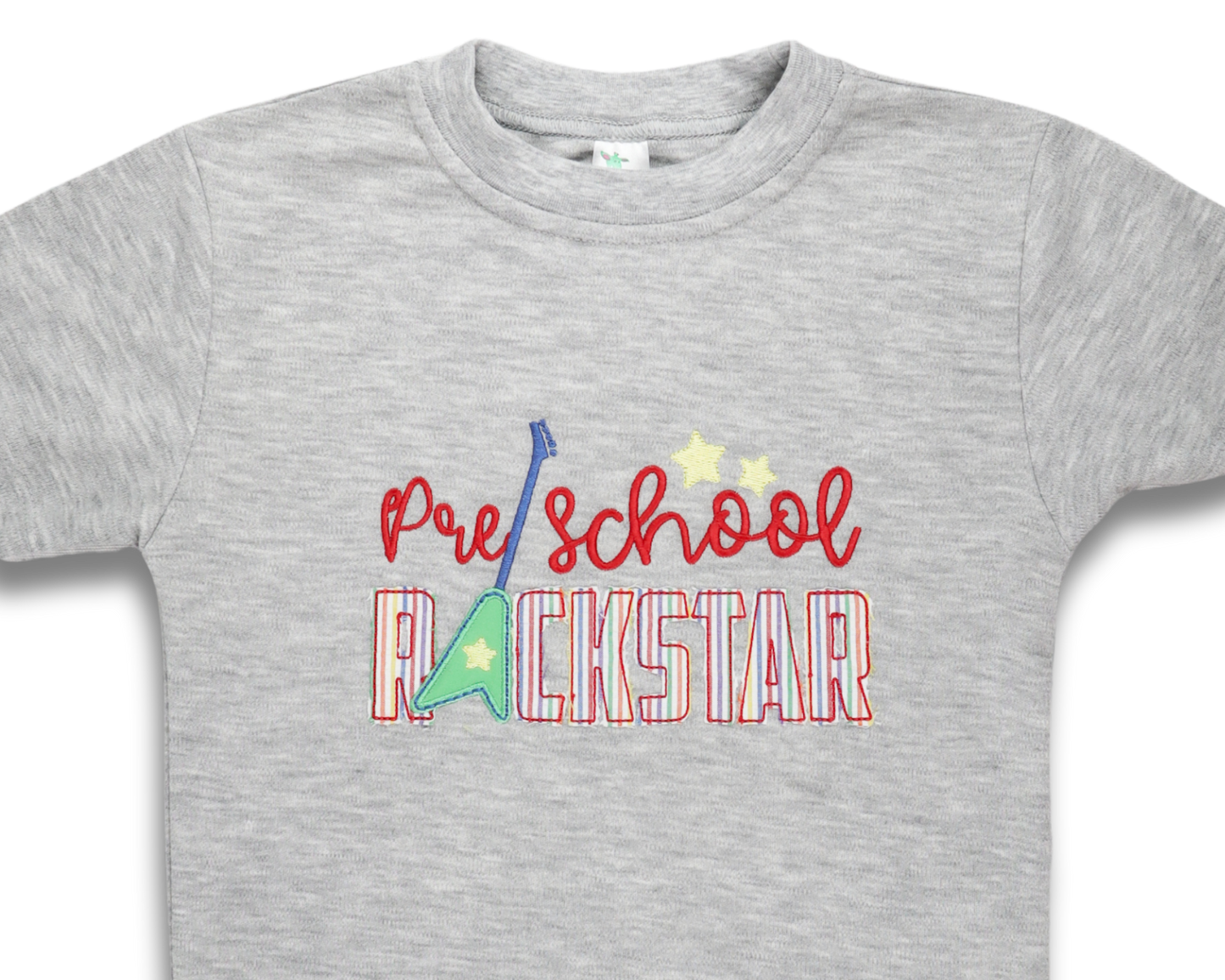 Preschool Rockstar Embroidered Shirt