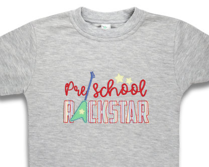 Preschool Rockstar Embroidered Shirt