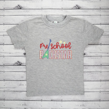 Preschool Rockstar Embroidered Shirt