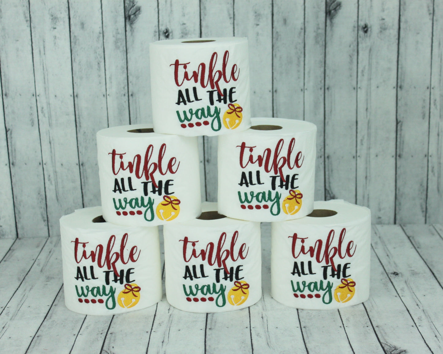Tinkle all the Way, Embroidered Toilet Paper Roll