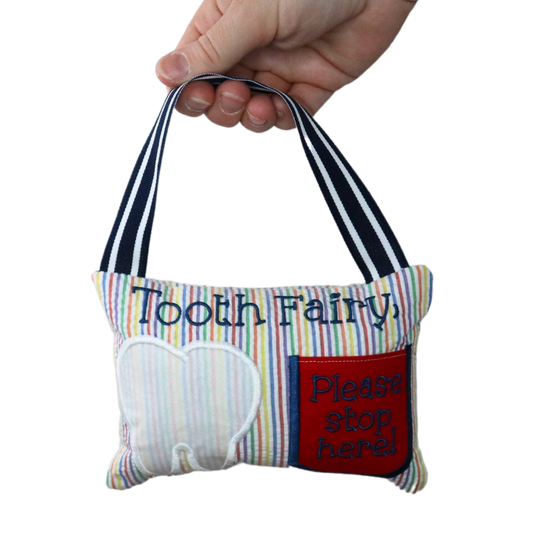 Tooth Fairy Pillow * Rainbow Colors