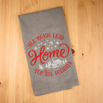 Home for the Holidays * Sentimental Christmas Towel