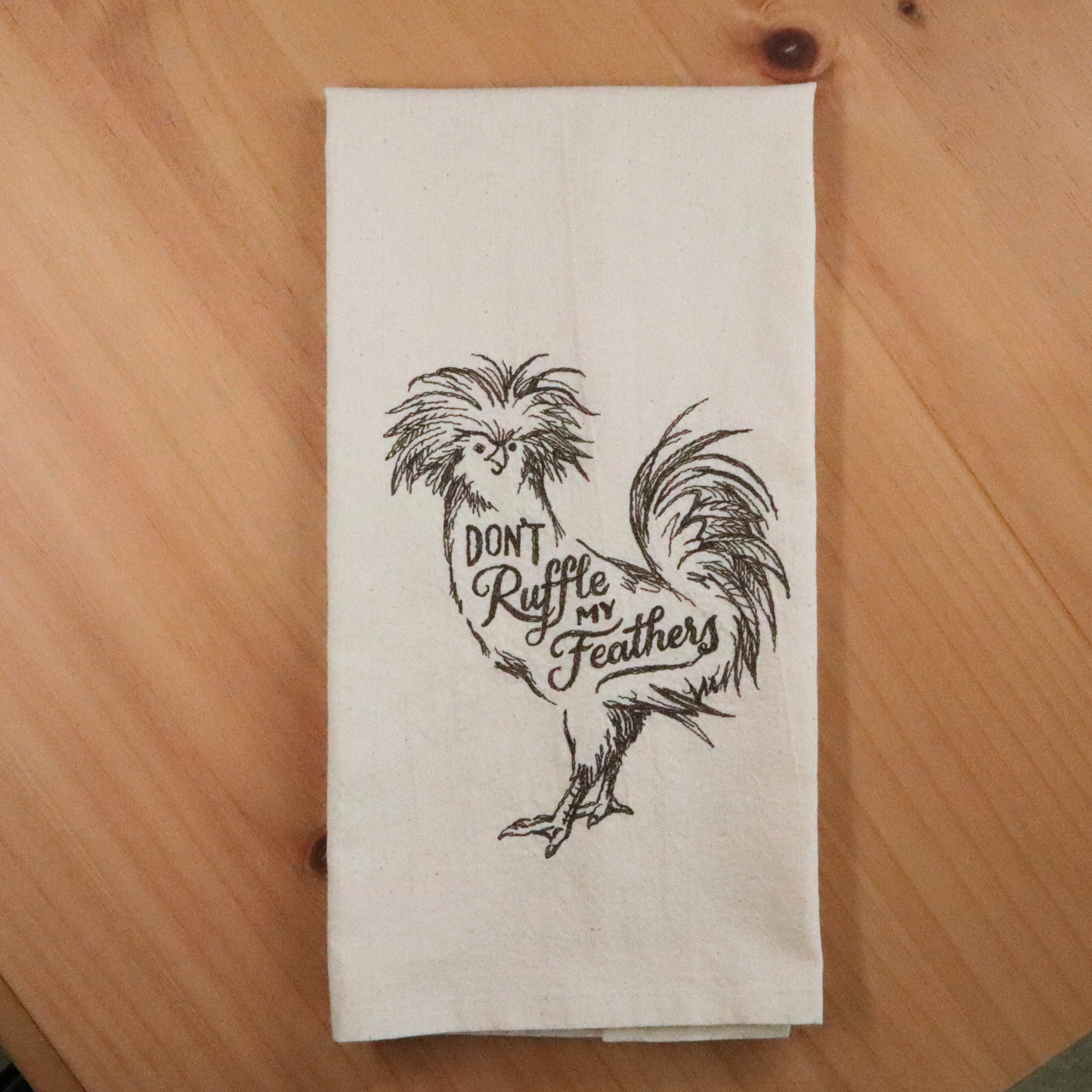 Ruffled Feathers Chicken Hand Towel