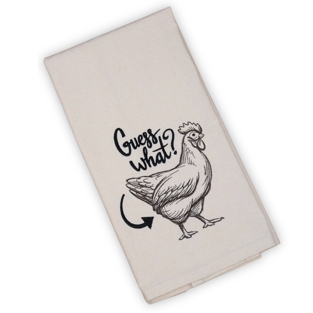 Guess What? Chicken Butt Hand Towel