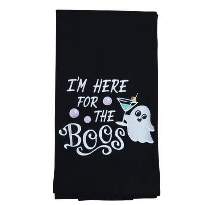 Here for the Boos Towel, Ghost Martini