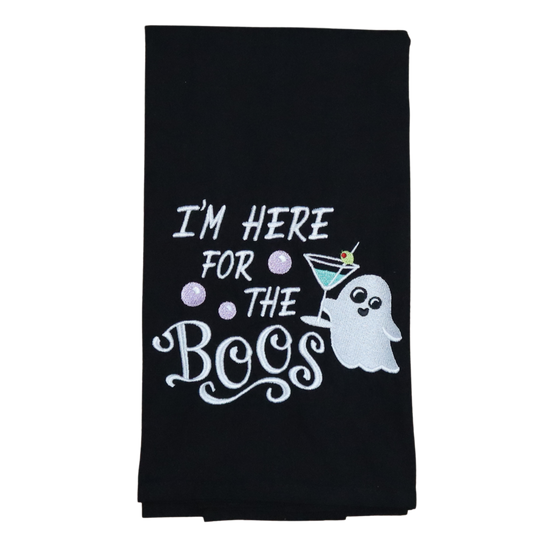 Here for the Boos Towel, Ghost Martini