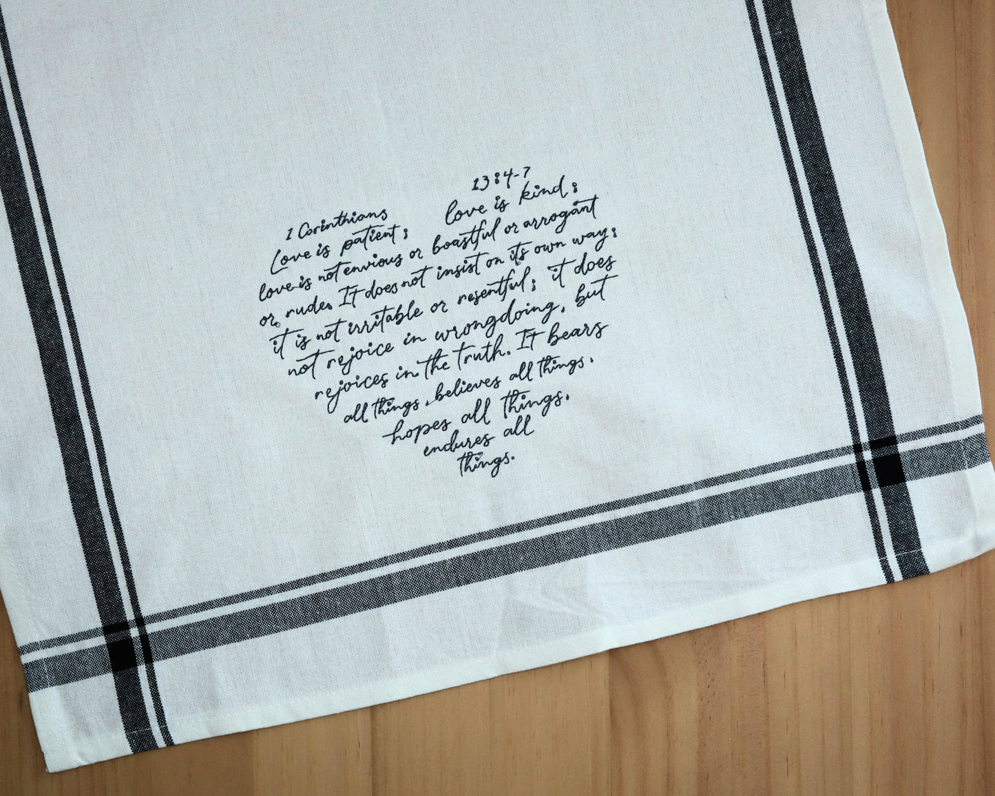 Hand Towel 1st Corinthians, Love is Patient, Love is Kind