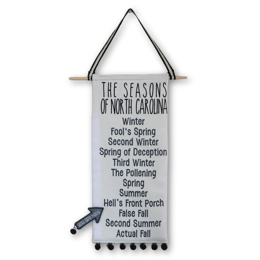NC Seasons Wall Art * The Seasons of North Carolina