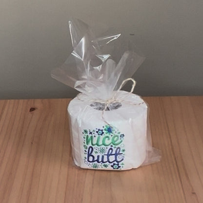Nice Butt, Embroidered Toilet Paper Roll