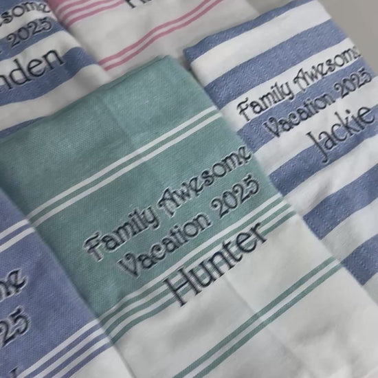 Family Awesome Vacation Towels