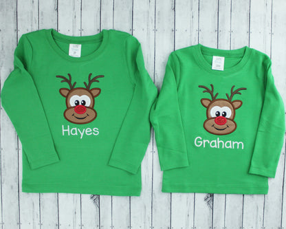 PRE-ORDER ONLY * Kids HOLIDAY PJs! 2025 * RTS mid-November * Green White Stripe
